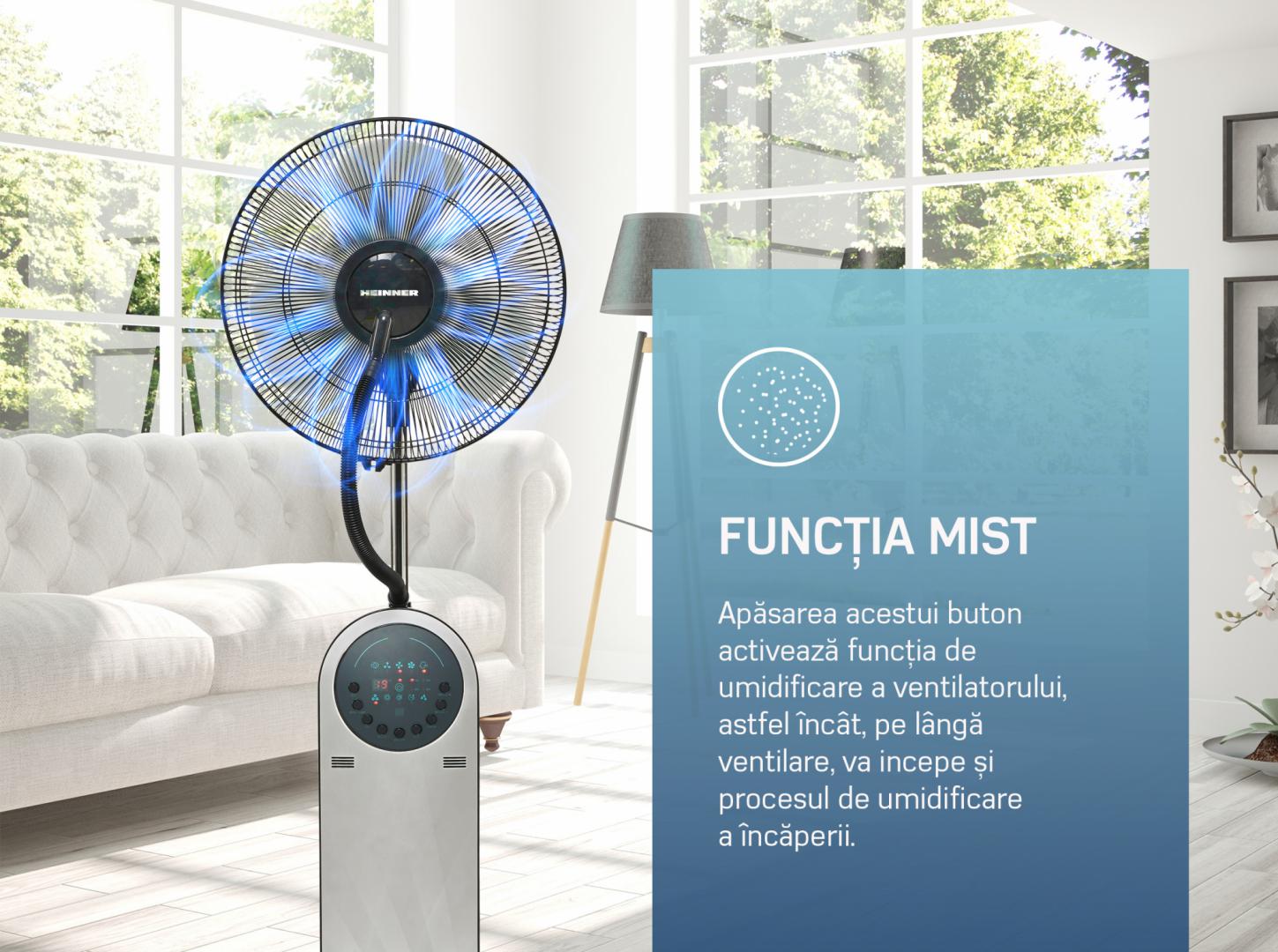 VENTILATOR HEINNER HMF-18GREY