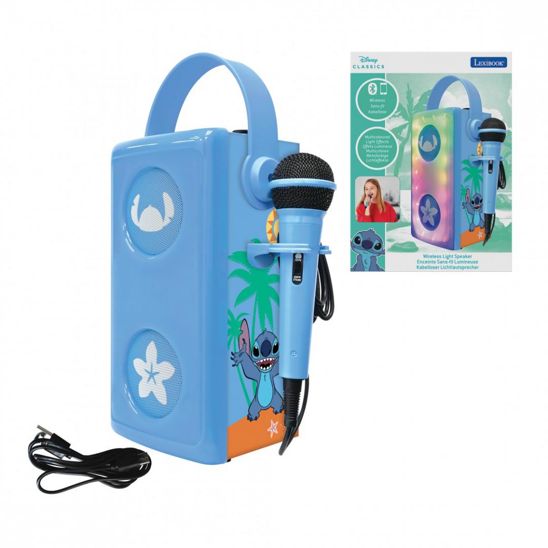 Boxa cu Lumini&microfon fara Fir, Stitch