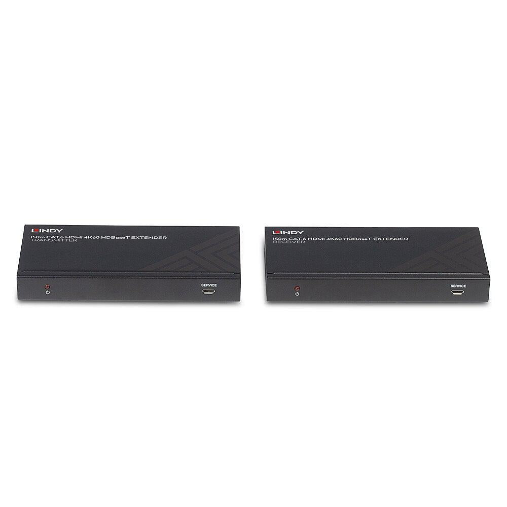 Lindy 150m Cat.6 HDMI 4K60 HDBaseT Exten (Lindy 150m Cat.6 HDMI 4K60)
