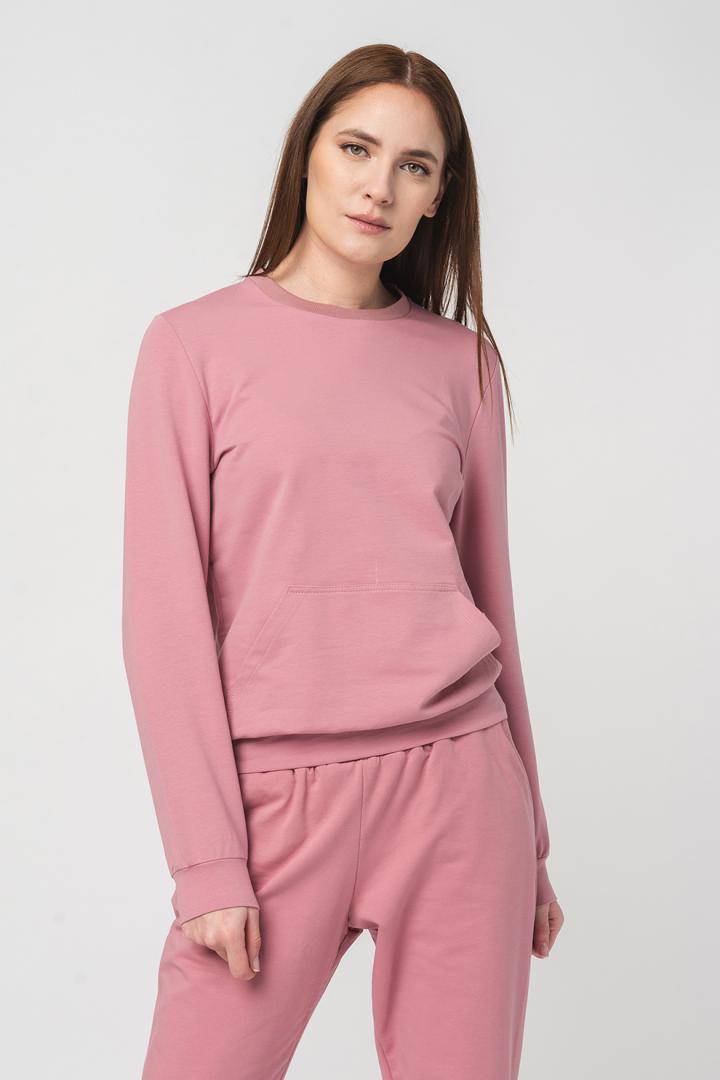 Pegas BLUZA COTON CASUAL FEMEI PINK-L