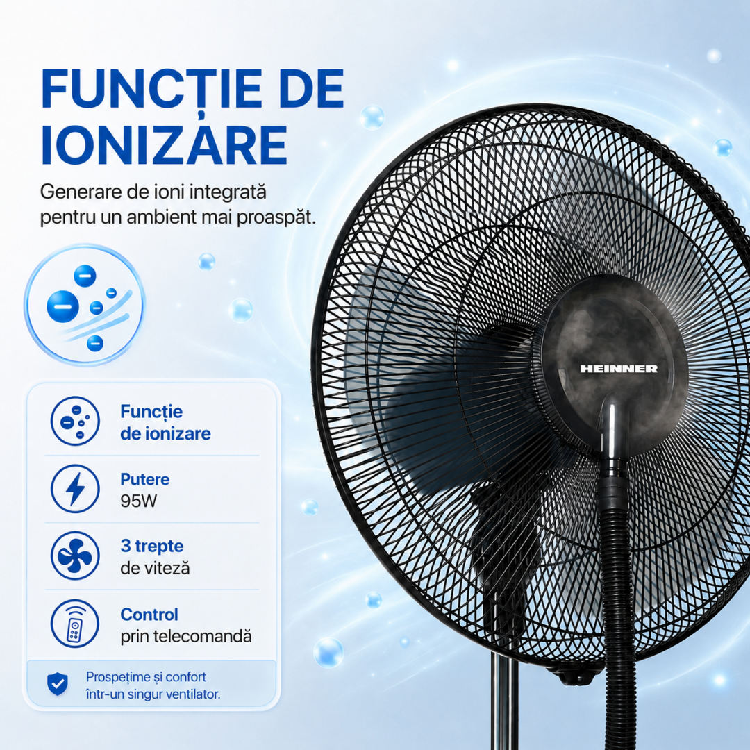VENTILATOR HEINNER HMF-18GREY
