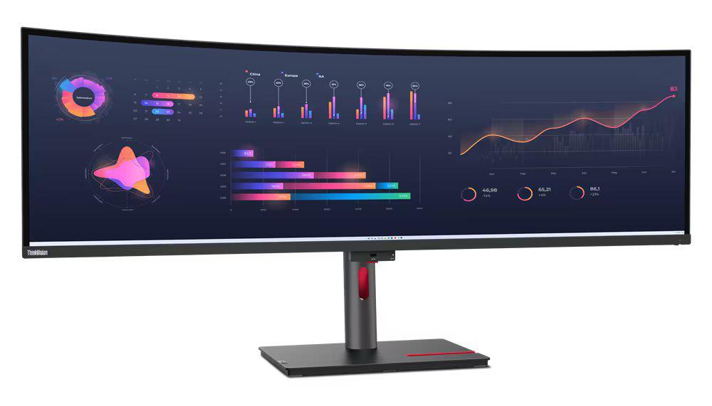 Lenovo ThinkVision P49w-30 49" Dual QHD IPS 3Y