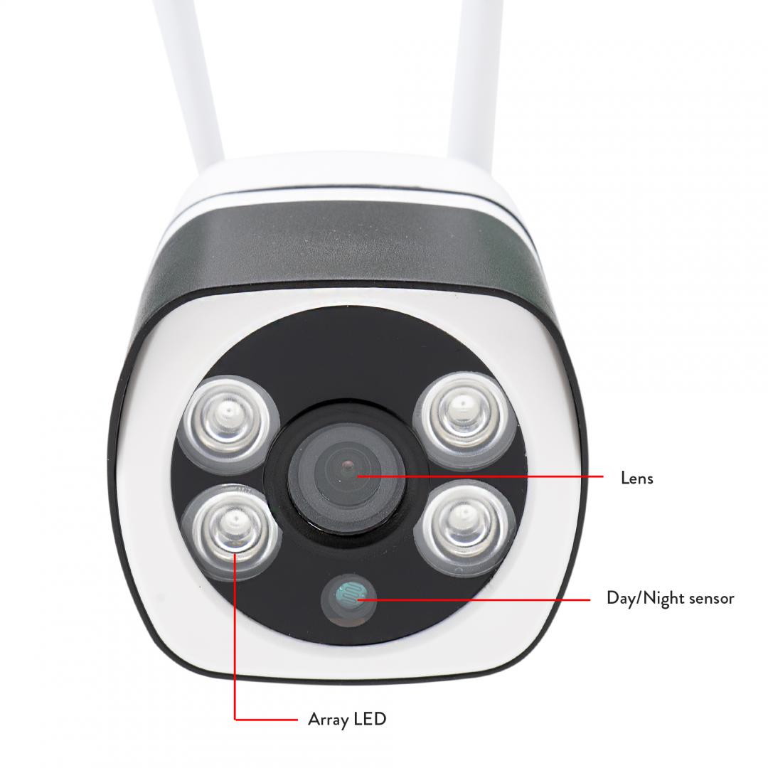 Pni Camera Supraveghere 2MP 1080P IP649 (Camera supraveghere video Pni IP649 cu IP)