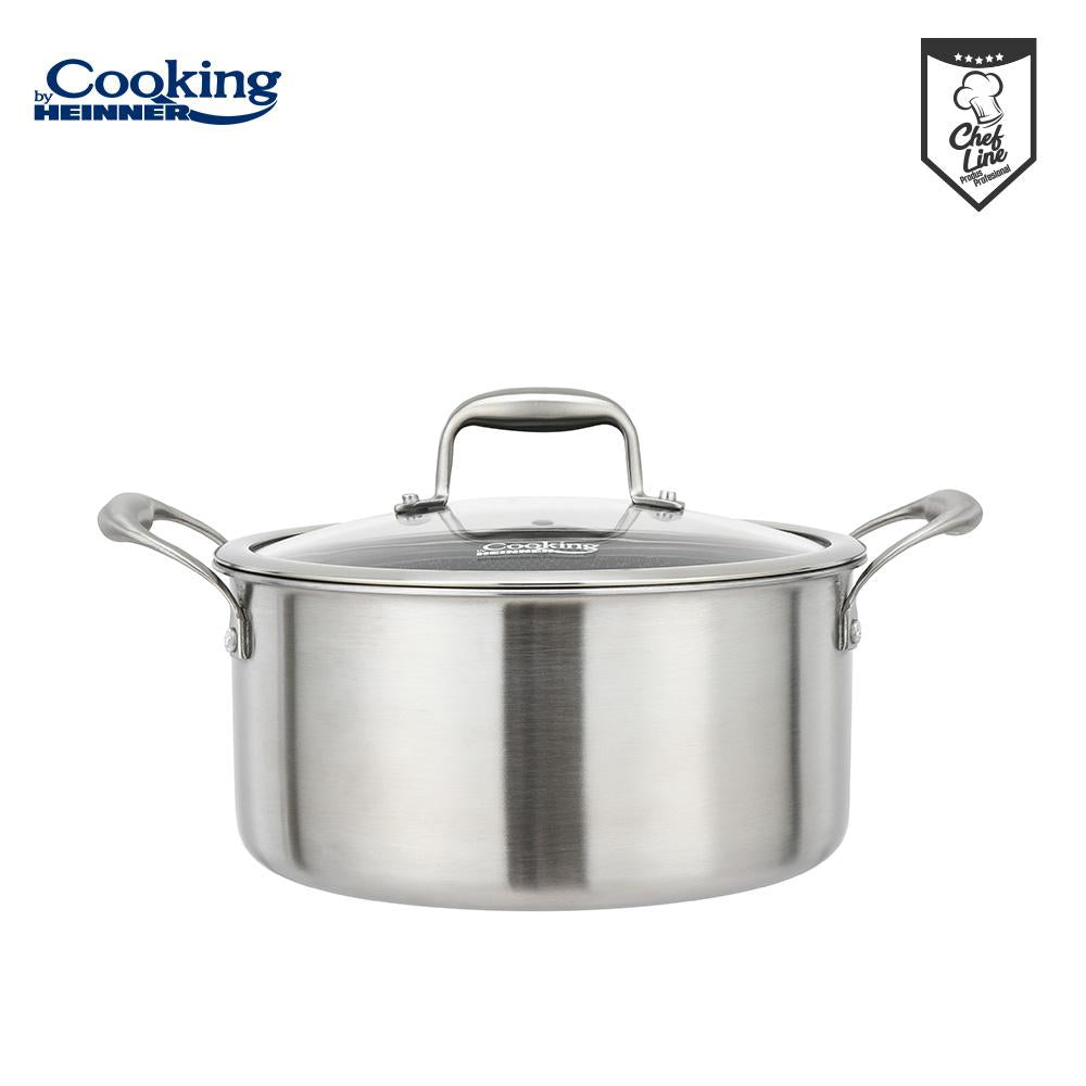 Heinner SEMIOALA INOX+CAPAC 24x12CM,5L,TITANIUM3