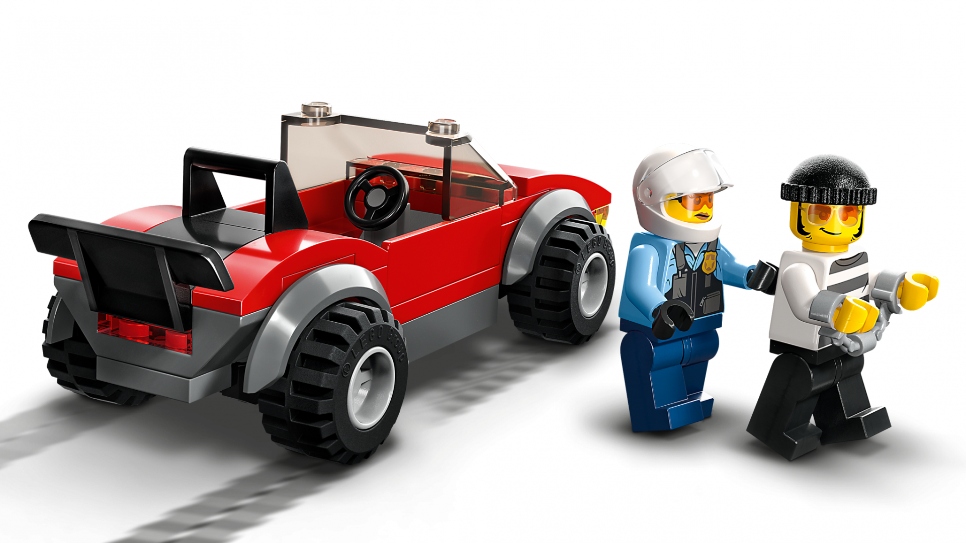 Politist pe Moto.urmarire Veh.lego 60392 (60392 Polițist pe motocicletă în urmărirea unei mașini)