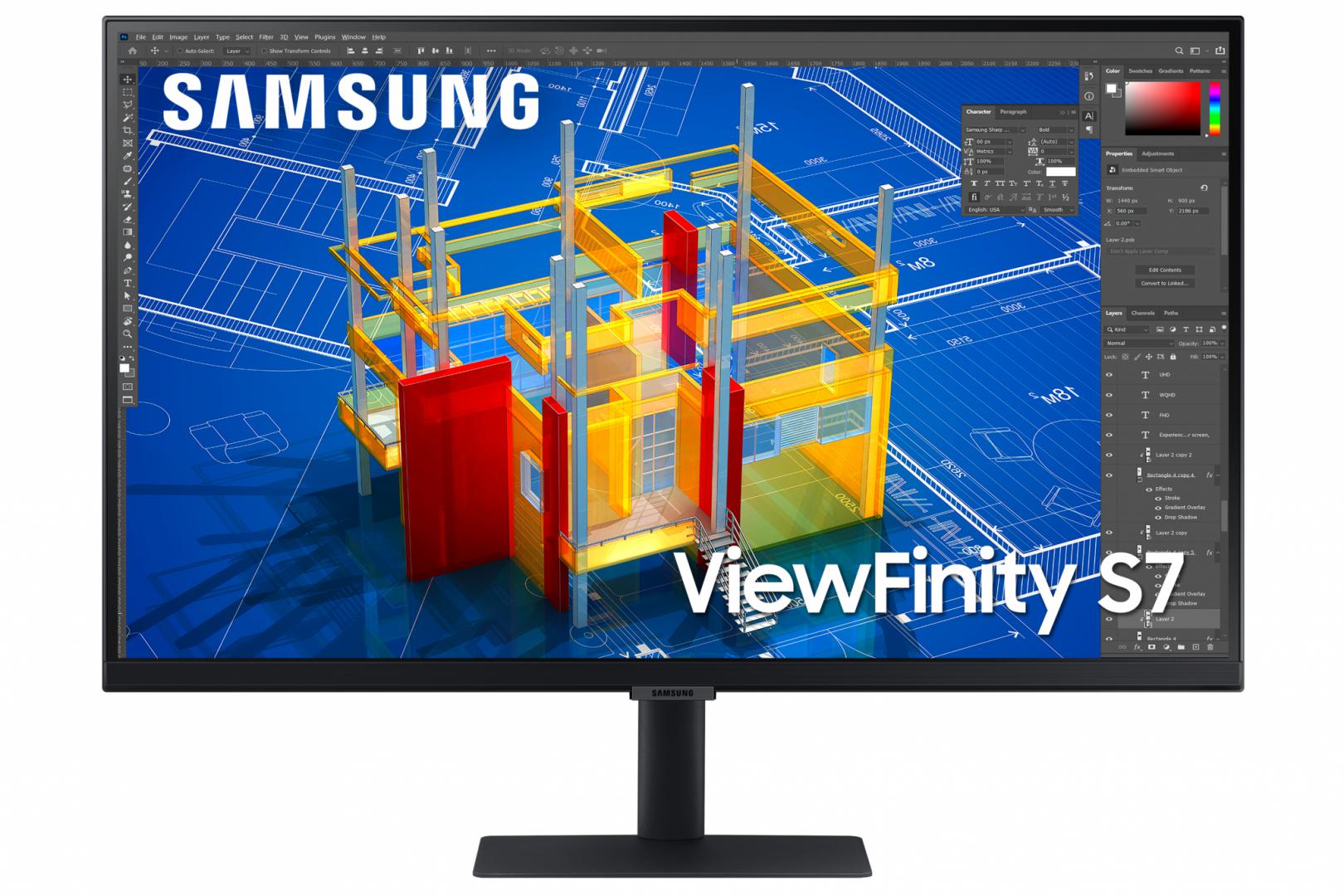 Monitor Samsung 27" LS27A700NWPXEN