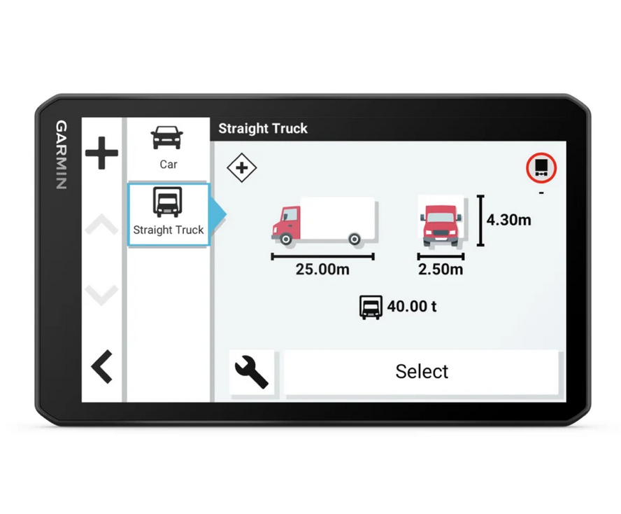 GPS Garmin LGV710 7", rezolutie 1024 x 600, IPS, autonomie 2 ore, suporta microSD, 16GB intern