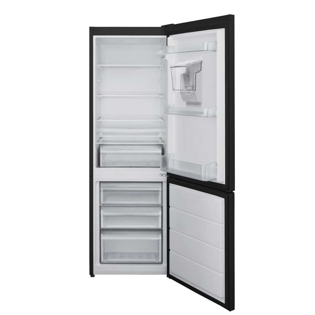 Combina frigorifica HEINNER HC-V270BKWDF+, 268 l, Clasa: F, Dozator apa, Negru