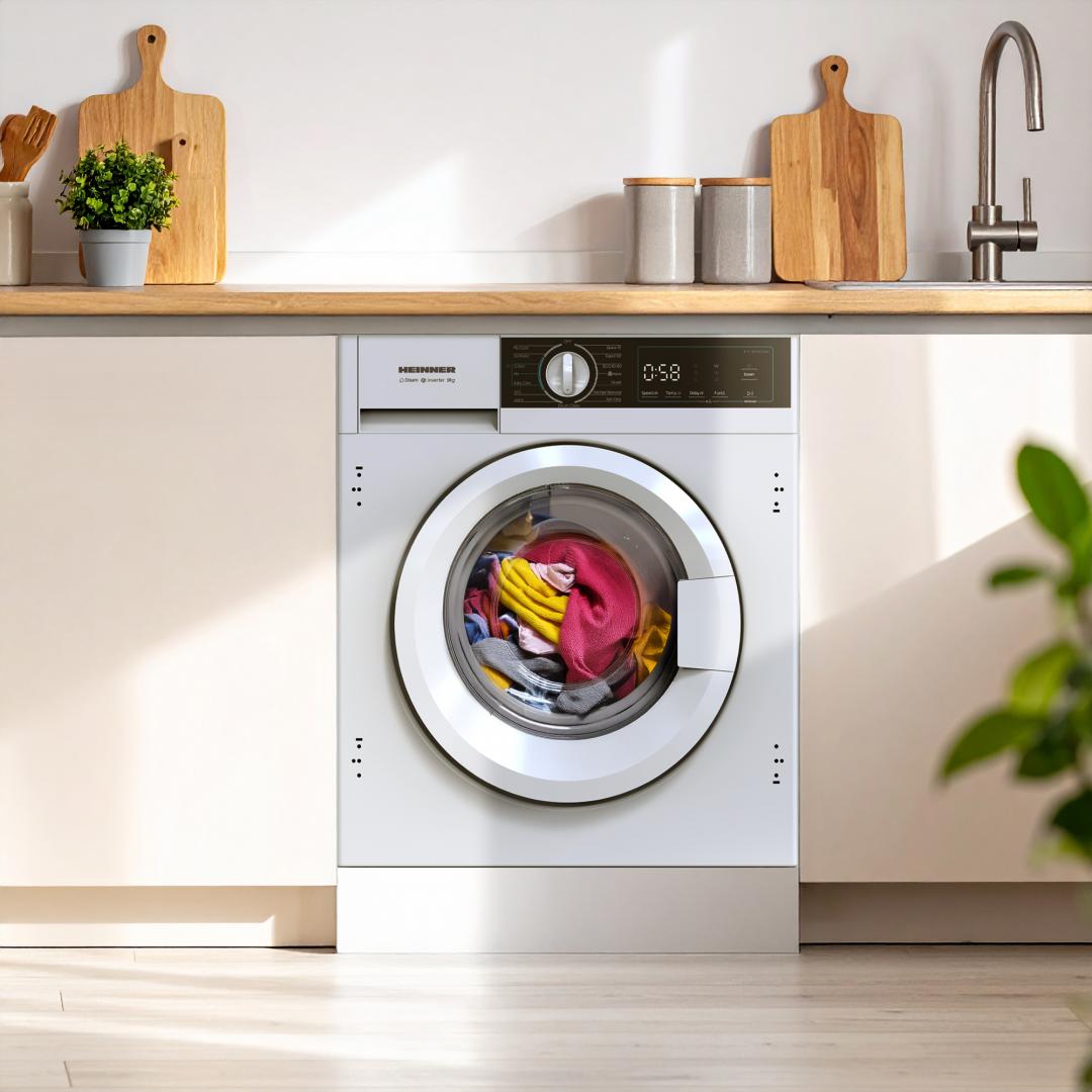 Masina de Spalat BUILT-IN Heinner HWM-BI (Masina de spalat rufe incorporabila Heinner HWM-BI814IVA+++)
