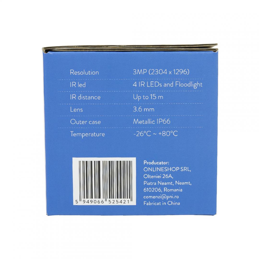 Pni Camera Supraveghere IP03POE (Camera supraveghere video Pni IP3POE cu IP)