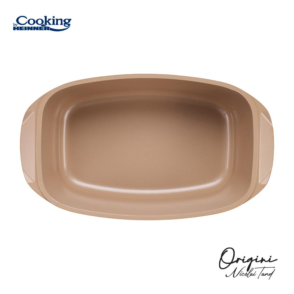 Tava Roaster 39X22.5X11CM, Nicolai Tand (tava Roaster din Aluminiu Turnat + Capac 39 X 22.5 X 11 CM)