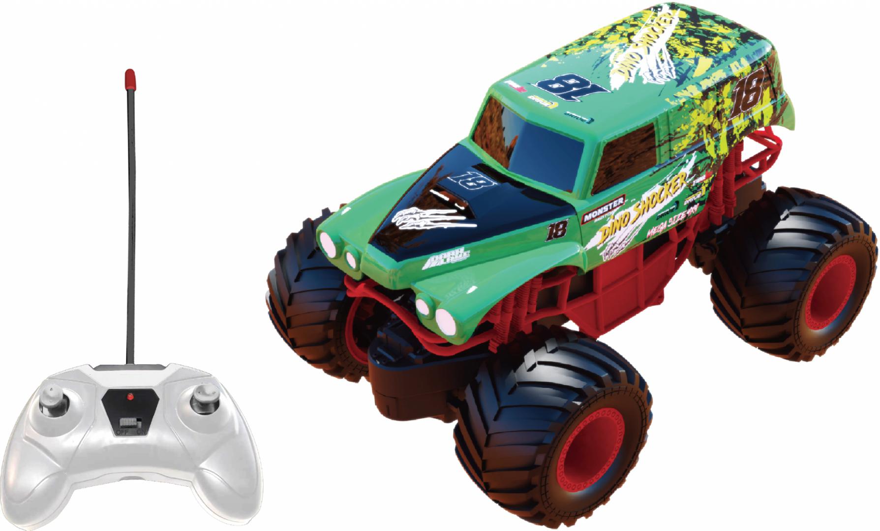 Cevodle MASINUTA TELE.BIG FOOT 1/24,19CM,DIV CUL