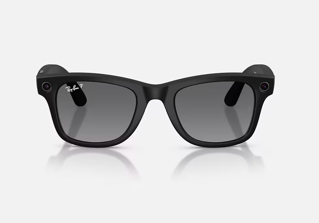 RayBan Meta Wayfare S Mt Polar Gr Gen2 (ORW4012 Meta Wayfarer High Bridge Fit - Matte Black - Polar Gradient Graphite...)