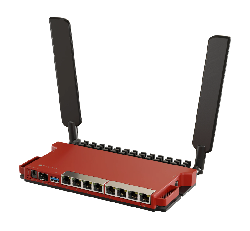 Mikrotik Router AX600 8P GB 2.4GHZ (Mikrotik router wireless L009UiGS-2HaxD-IN)
