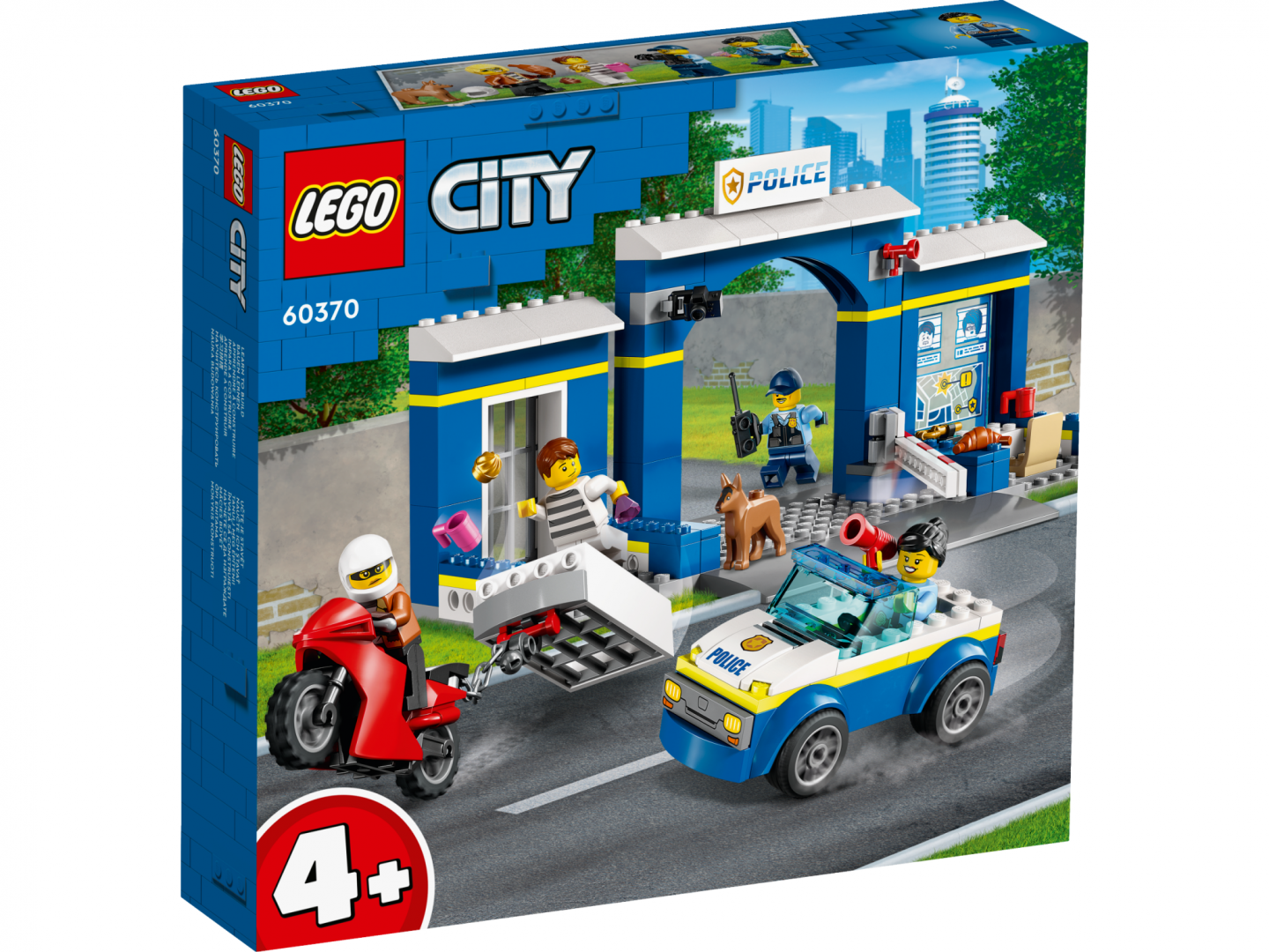 Urmarire la Sectia de Politie,lego 60370 (60370 Urmarire la sectia de politie)