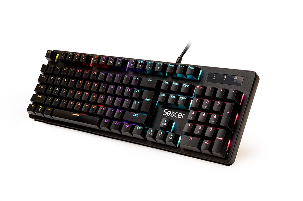 Tastatura Spacer cu fir SPKB-MK-WAR (Tastatura Mecanica Gaming Spacer Warrior)