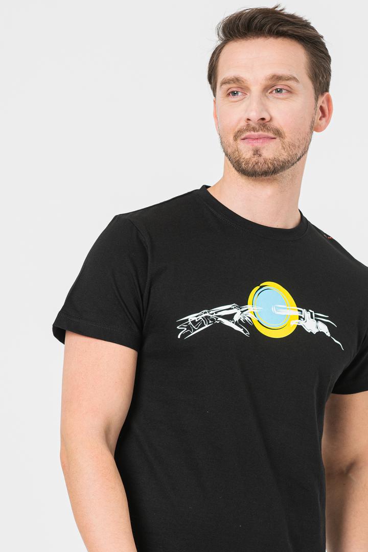 Pegas TRICOU CASUAL MANA BICICLETA BARBATI BLA
