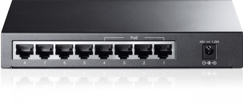 TP-Link TPL SW 8P-FEPOE-4P UNMNGD DESK