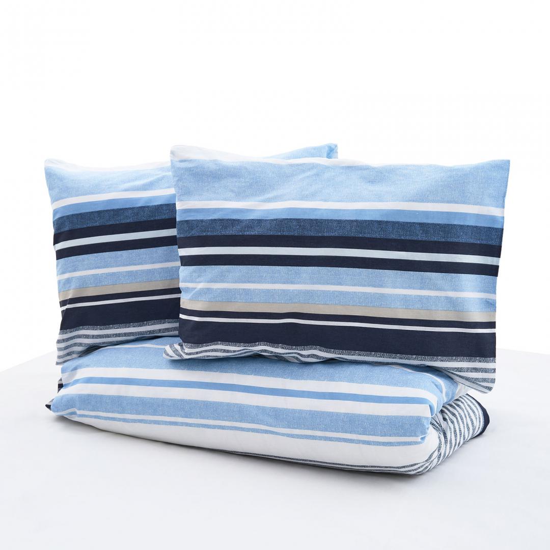 Heinner Lenjerie dubla,100% bumbac,4 piese, Azul