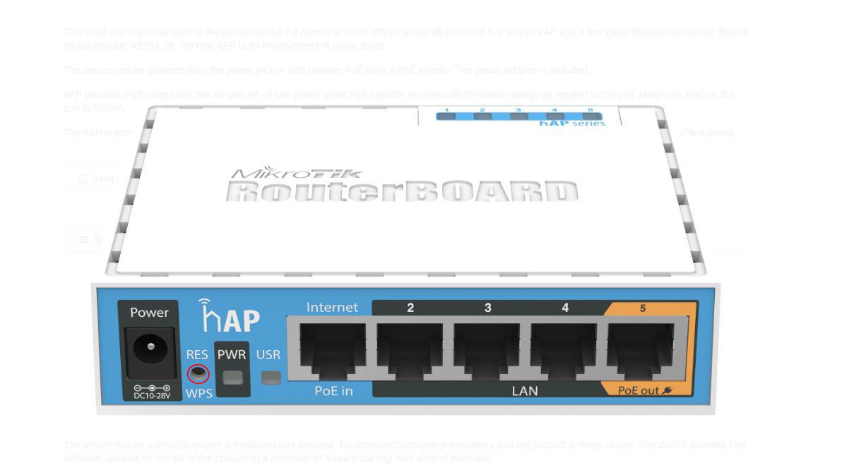 Mikrotik Ap hAP N 5LAN Fe Poe In/out (wireless Access Point Mikrotik RB951UI-2ND)