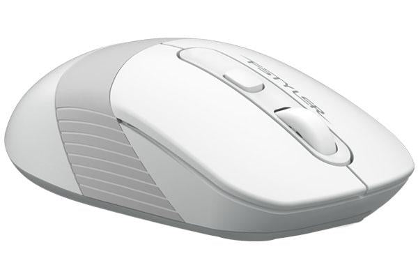 Mouse wireless A4tech, optic, rezolutie 2000 DPI, dimensiuni 108 x 64 x 35 mm, greutate 67 g, alb