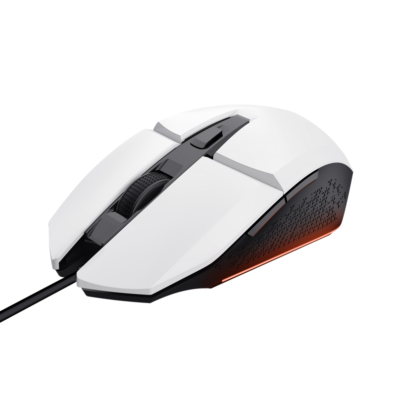 Mouse Trust GXT109W FELOX 6400 DPI, alb