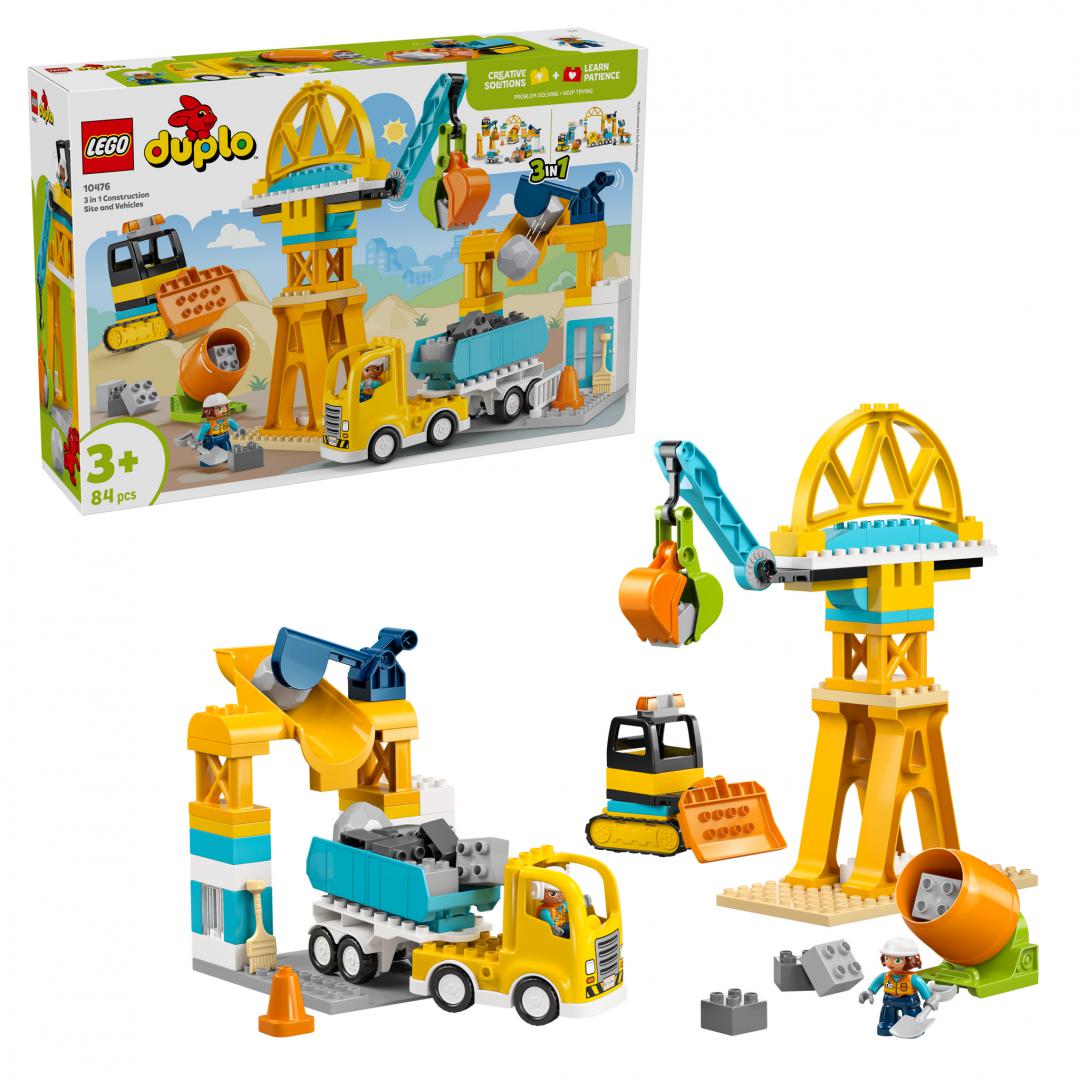 Santier VEHIC.CONSTR.3IN1  LEGO10476 (santier si Vehicule de Constructii  LEGO10476)