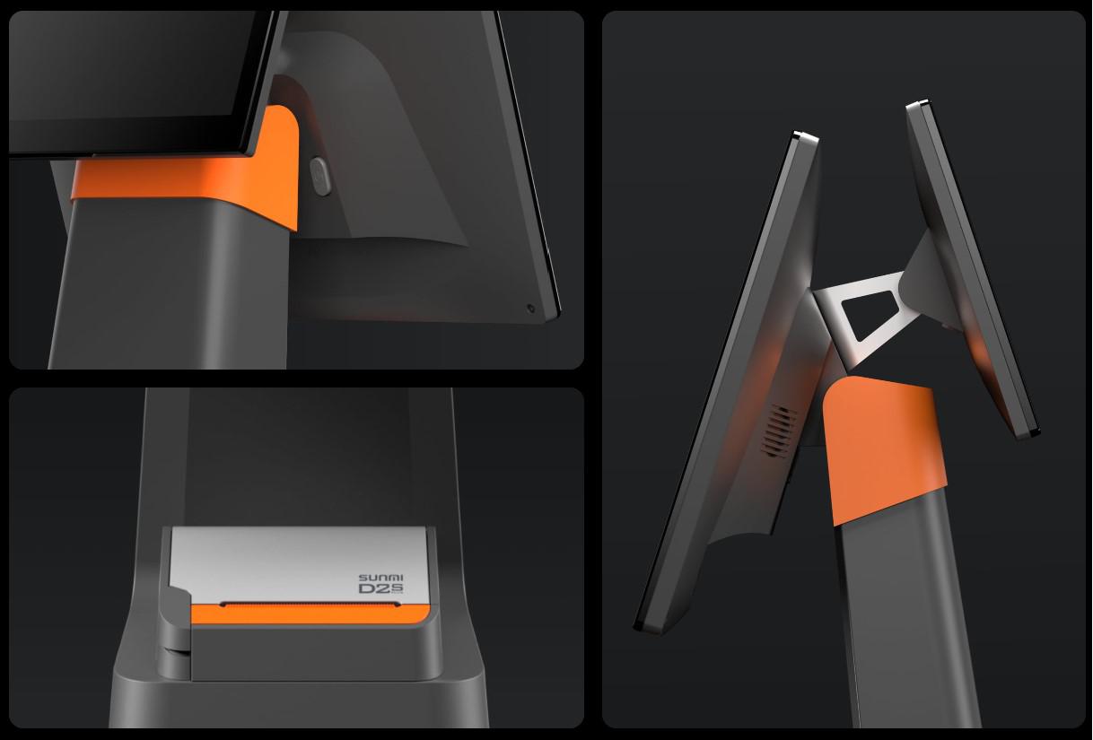 Sunmi Desktop POS System L1586 (sunmi Desktop POS System L1586 D2s Plus (15.6"+15.6")