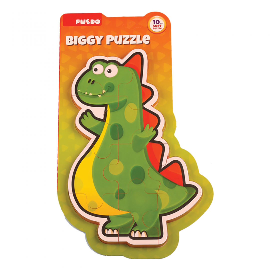 Puedo Toys PUZZLE MAXI, 10 PIESE- VERDE