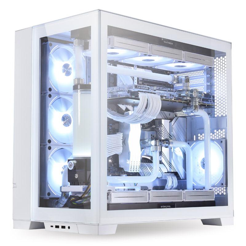 Lian Li O11 Dynamic Evo, Temp G alb (Carcasa Lian Li Dynamic Evo Snow)