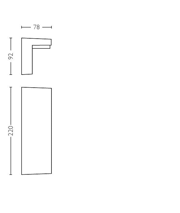 Bustan Ue Wa 3.8W 27K An Hv IR 06 (Aplica LED pentru exterior cu senzor de miscare Philips Bustan)