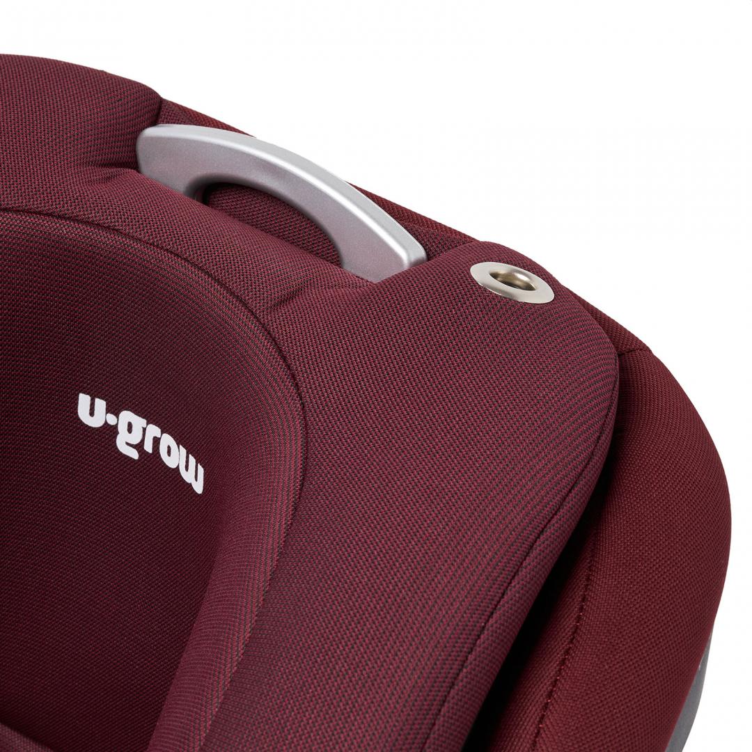Scaun auto U-Grow,isofix,76-150 cm,rosu