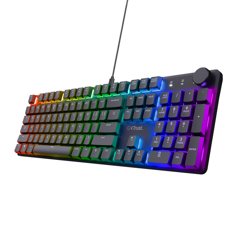 Tastatura Trust GXT 866 Torix cu fir, ng