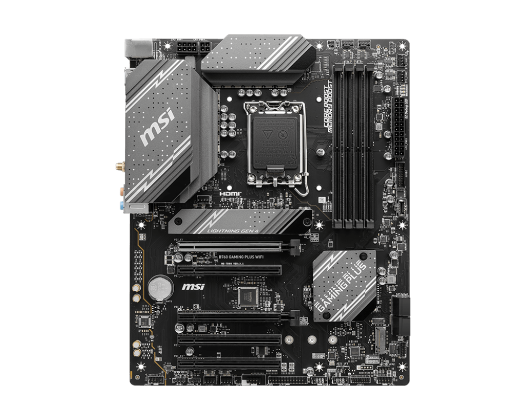 Placa de baza MSI B760 GAMING PLUS WIFI, Socket 1700, DDR5, ATX imagine 2