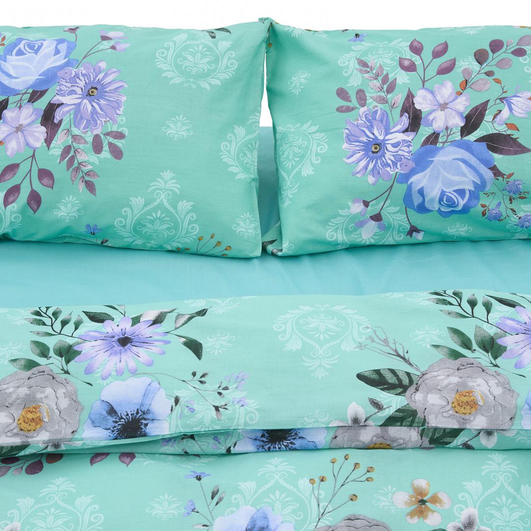 Lenjerie dubla 100% bumbac 4 piese, Spring imagine 3