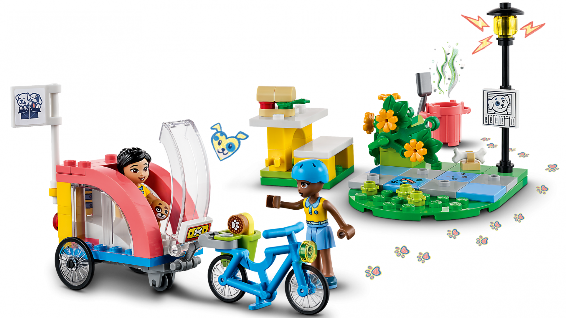 Bicicleta Pt.salvarea CAINILOR,LEGO41738