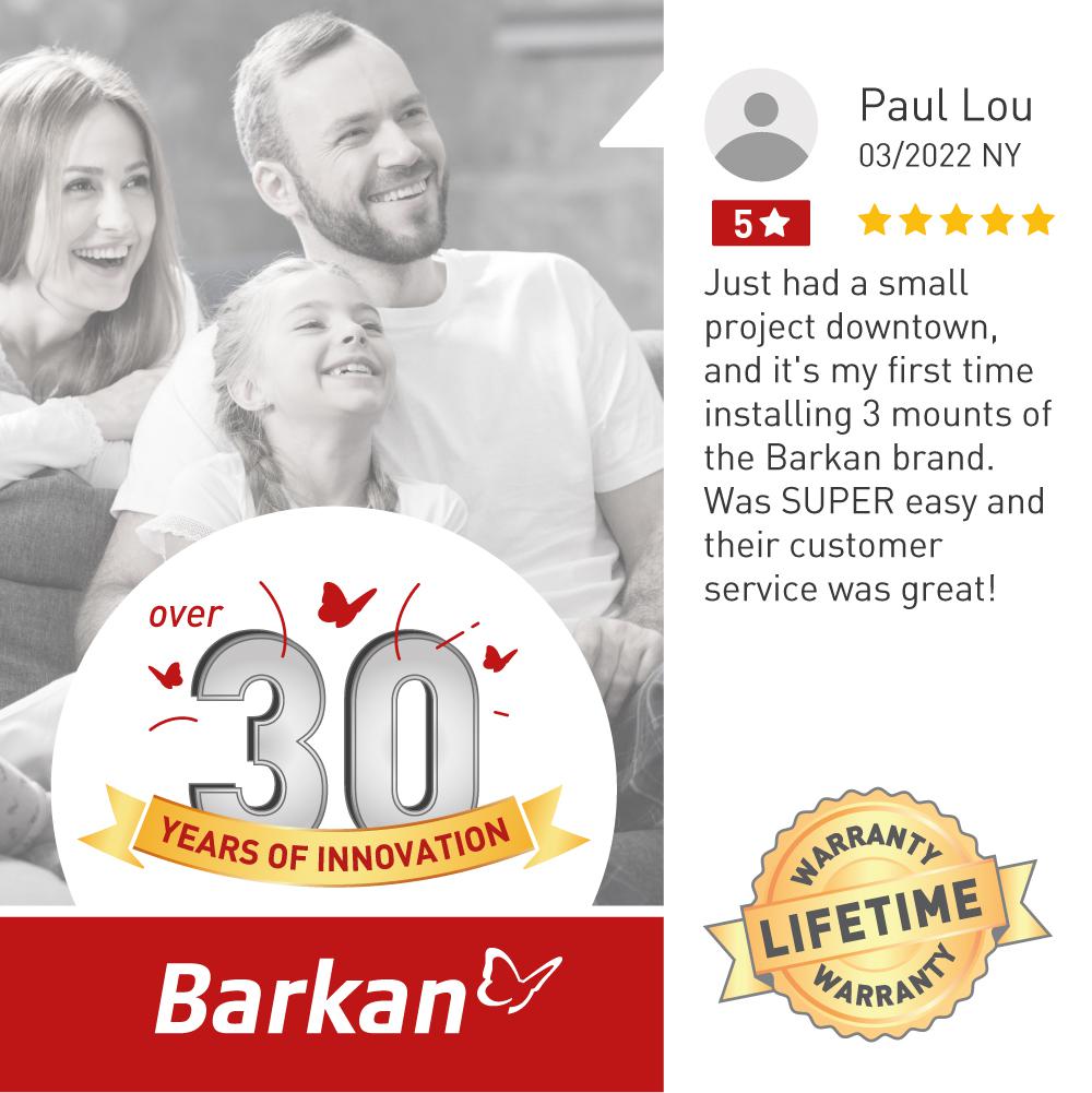 Suport TV perete Barkan FM 13-65" 36kg