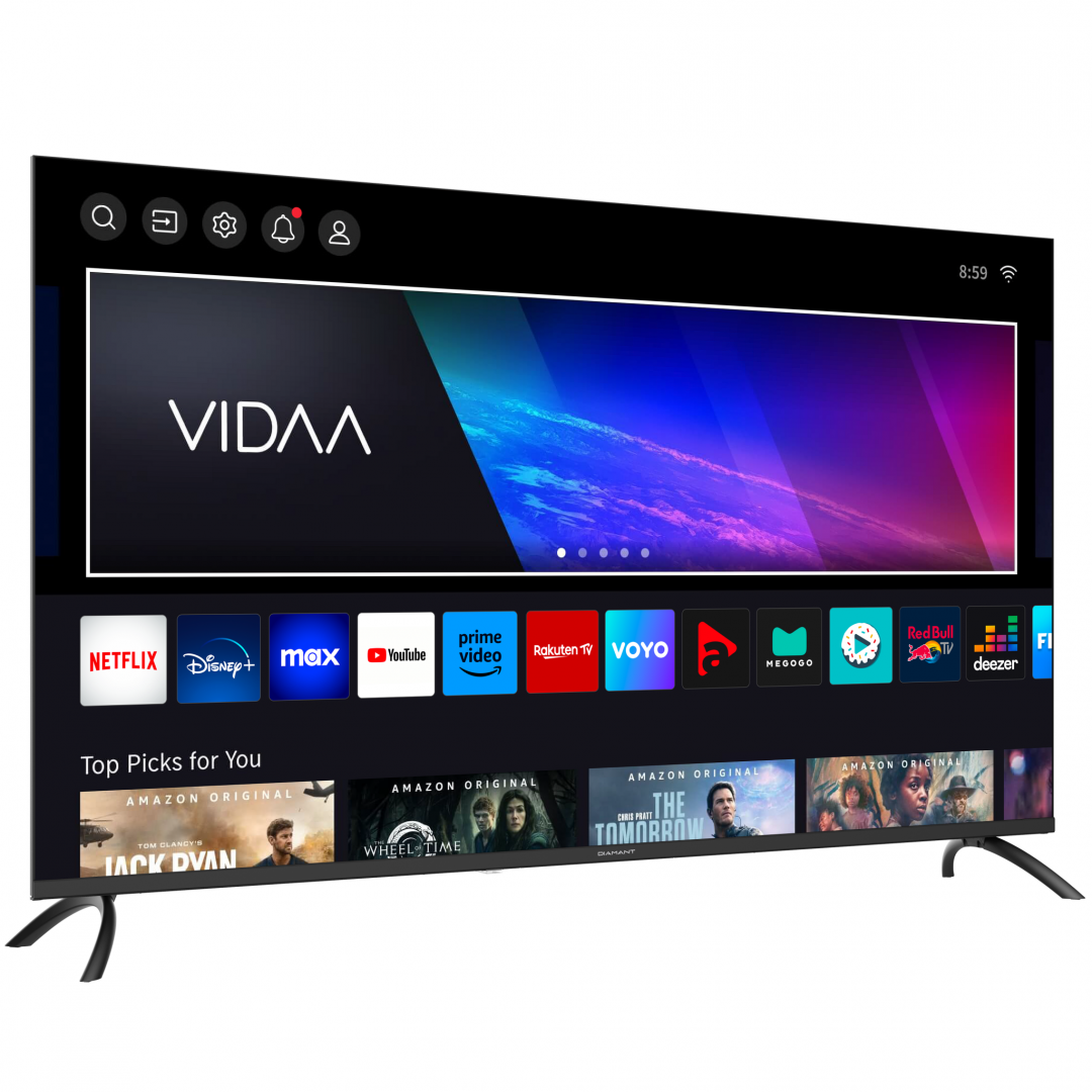 RESIGILAT | LED TV DIAMANT SMART 43HL5530U/C, 109 cm, 4K UHD, VIDAA - imagine 2 - RESIGILAT