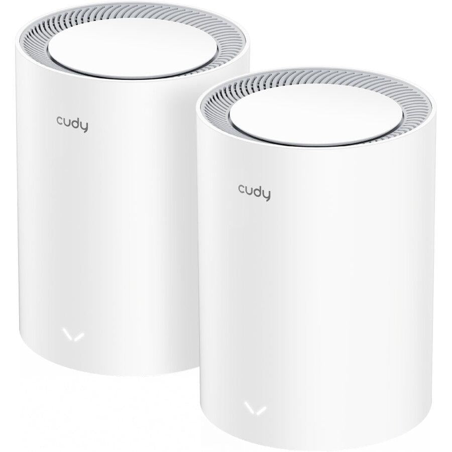 Sistem Wireless Mesh Gigabit CUDY M3600 BE3600, Wi-Fi 7, Dual-Band 688 + 2882 Mbps, 2 bucati, alb