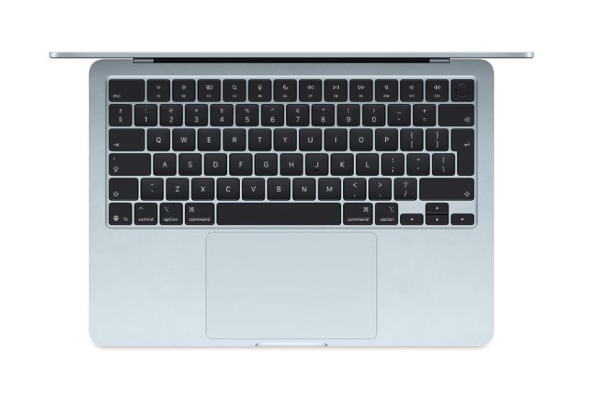 MacBook Air 13.6" Retina/Apple M4 (CPU 10-core, GPU 10-core, Neural Engine16-core)/24GB/1TB - Sky Blue - INT KB (2025) 35W (Cto from MC6V4RO/A)
