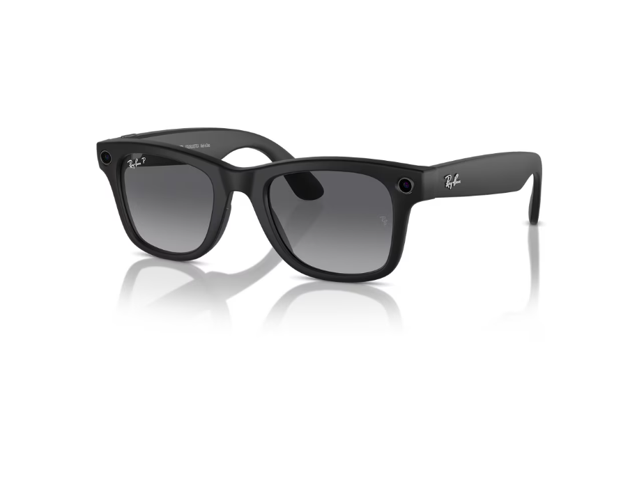 RayBan Meta Wayfarer MatteBLACK/GRADIENT (RayBan Meta Wayfarer Matte Black/Gradient Graphite Polarized)