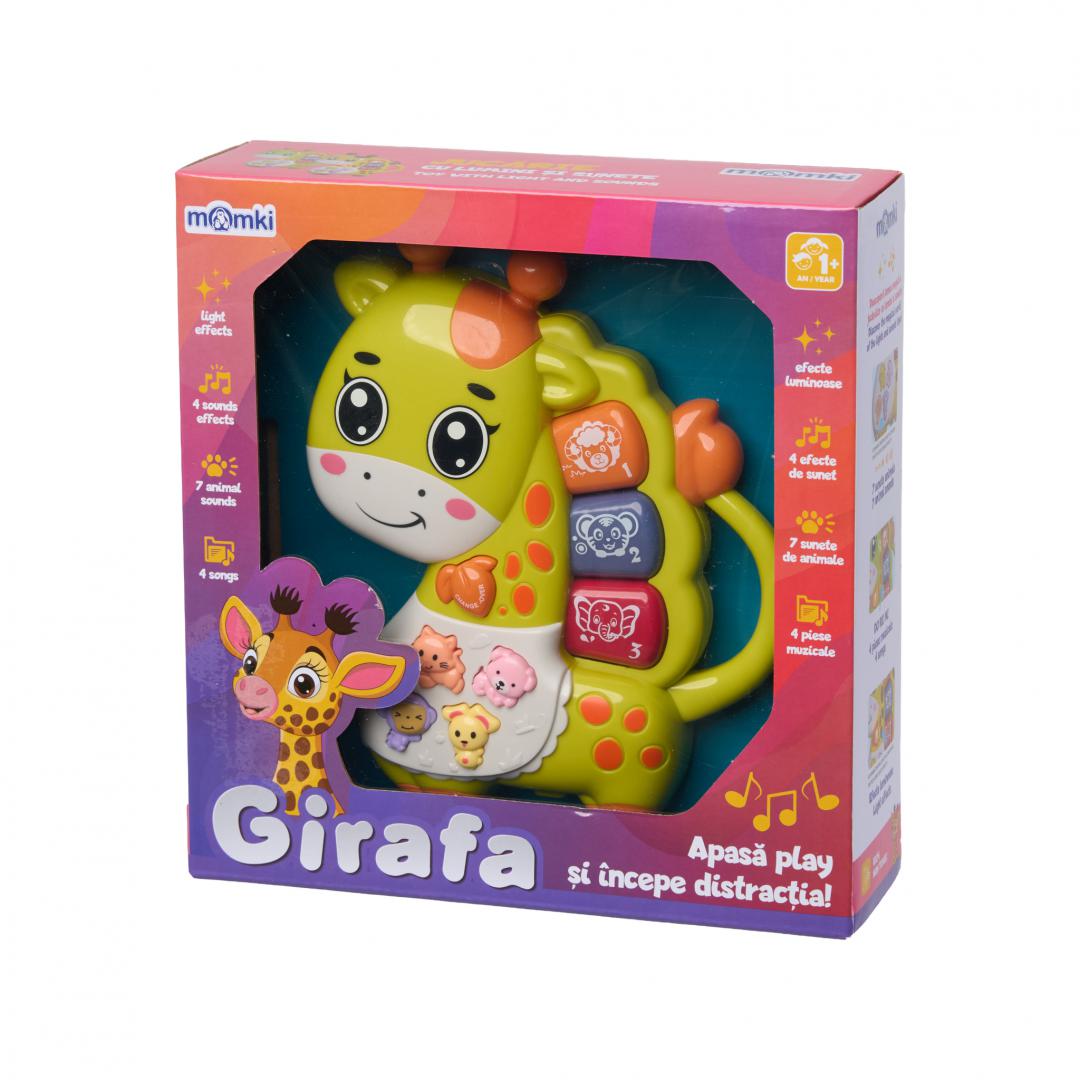 MomKi JUCARIE GIRAFA CU LUMINI SI SUNETE