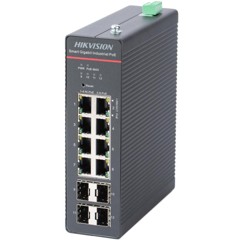 Hikvision HK SWITCH POE 8 PORTURI SMART MANAGED