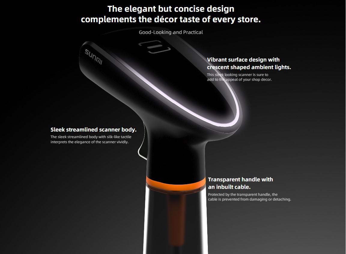 Cititor cod de bare 2D Sunmi NS021 (sunmi Handheld 2D scan gun with autosensor 0)
