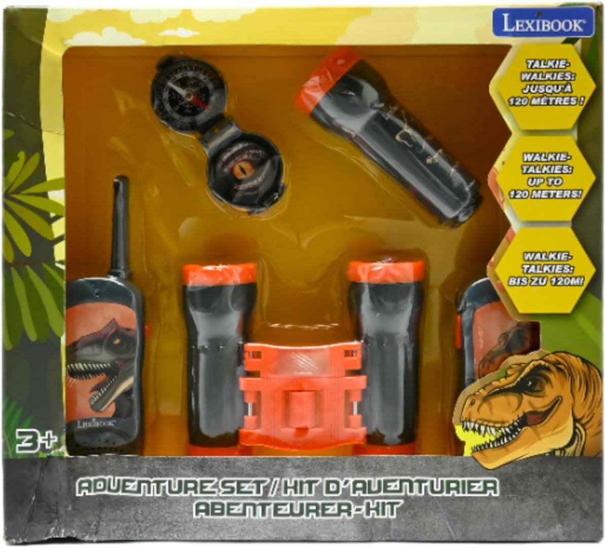 Lexibook SET CU STAȚII EMISIE-RECEPȚIE, DINOZAURI