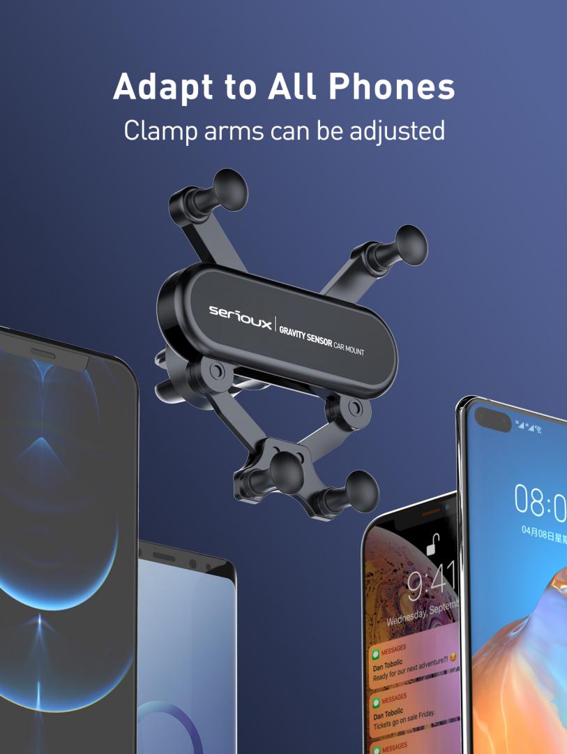 Resigilat - Suport Auto Telefon Gravity Serioux CH04 (Suport auto telefon Gravity Serioux CH04)