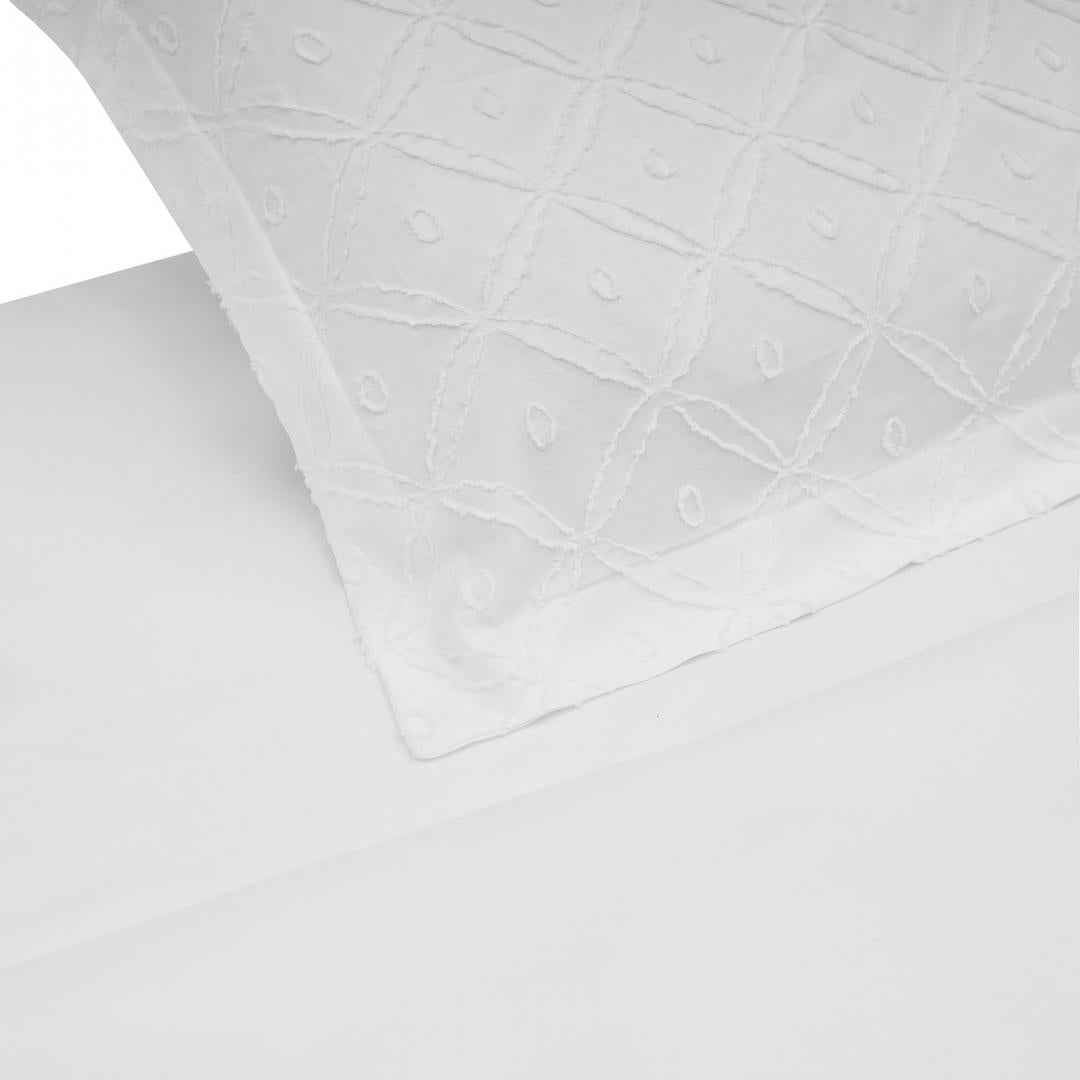 Lenjerie Pat Ks cu Broderie Tuffata Alba (lenjerie Pat Heinner Ks cu Broderie Tuffata  Alba)