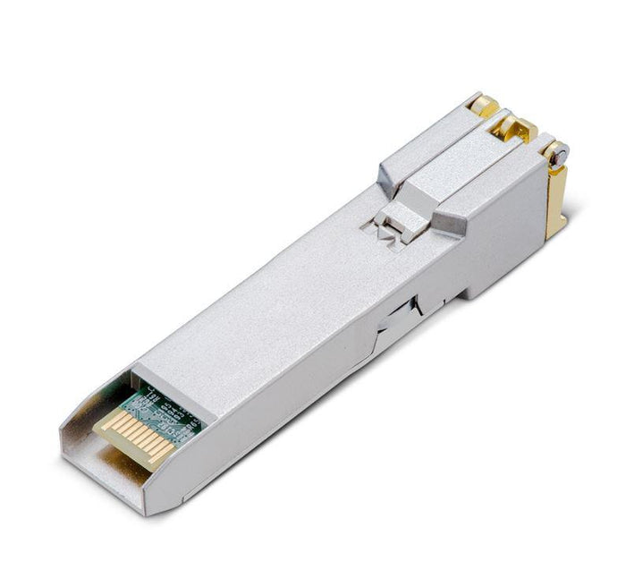 "10GBASE-T RJ45 SFP+ Module SPEC: 10Gbps RJ45 Copper Transceiver, Plug and Play with SFP+ Slot, Support DDM (Temperature and 