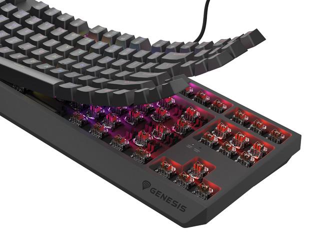 Tastatura Genesis Thor 230 TKL B negru