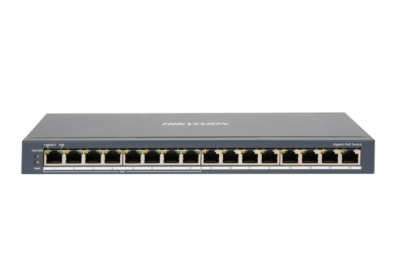 Hikvision HK SWITCH 16 PORTURI 8 POE